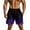 A Purple, variant on Shorts Men Casual Men Shorts Casual Men's Casual Homewear Flame Printing Funny Printed Trousers Beach Sports Shorts Fast-Drying Trousers Green XL