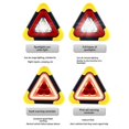 thumbnail image 4 of Emergency Triangular Warning Light Safety Emergency Breakdown Lamp Portable Solar Light for Camping, 4 of 5