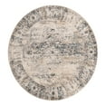 thumbnail image 3 of Unique Loom Portland Collection Area Rug - Canby (7' Round Gray/Blue), 3 of 10