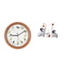 thumbnail image 1 of Reloj de pared con pájaro cantor, reloj de pared decorativo de cerámica con escultura de , reloj de pájaro con sonido, adecuado para sala de e, 1 of 8