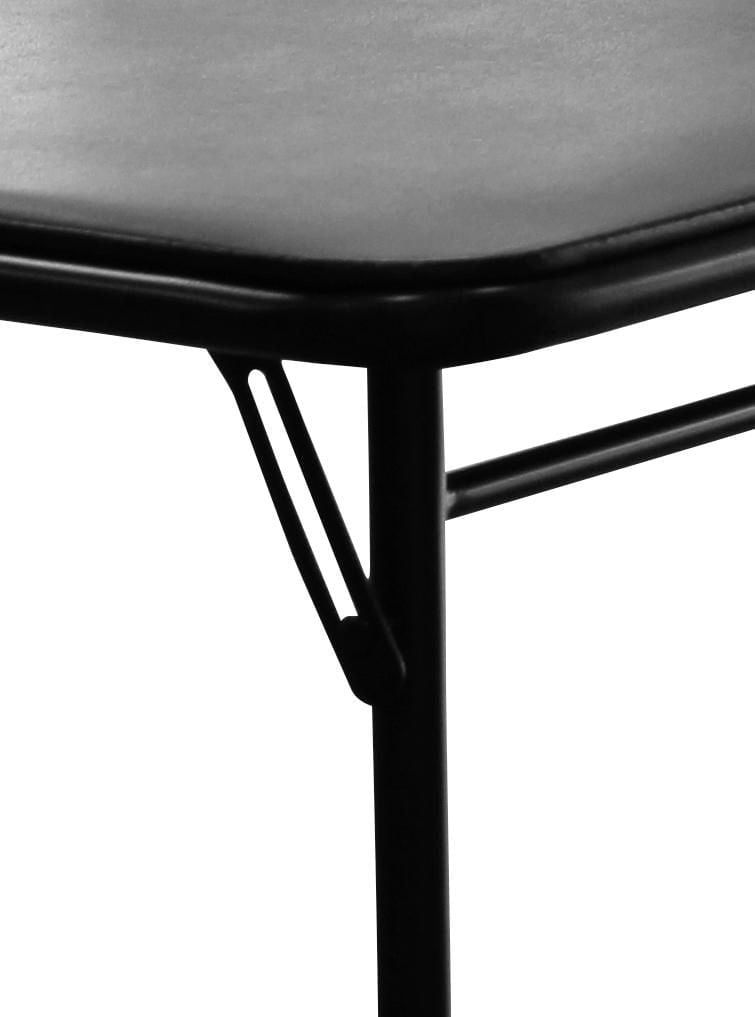 Table pliante Enduro en vinyle Table carrée de 33.86 pouces