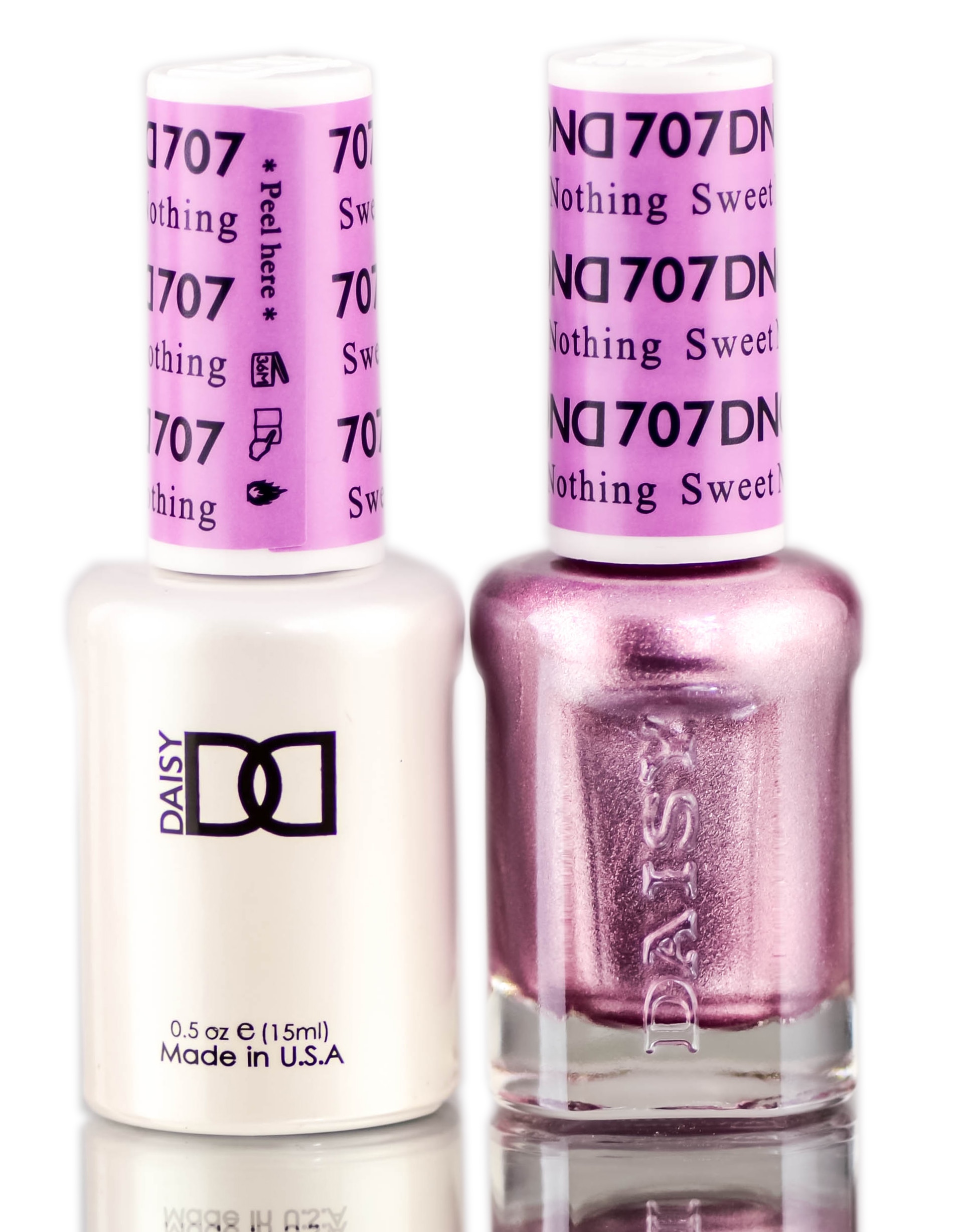 Daisy DND Purples Soak Off GEL POLISH DUO, All In One Gel Lacquer