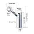 thumbnail image 2 of Brass Black 360 Rotating Single Hole Multifunctional Hot And Cold Water Faucet Deals Of The Day Clearance Gifts For Womem/Men, 2 of 8