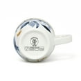 thumbnail image 3 of STP GOODS Melodie de Fleurs Porcelain Mug Set of 2 pcs 13.5 fl oz (400 ml) Floral Mugs Coffee and Tea Mugs for Latte Cocoa Chocolate, White and Blue, 3 of 7