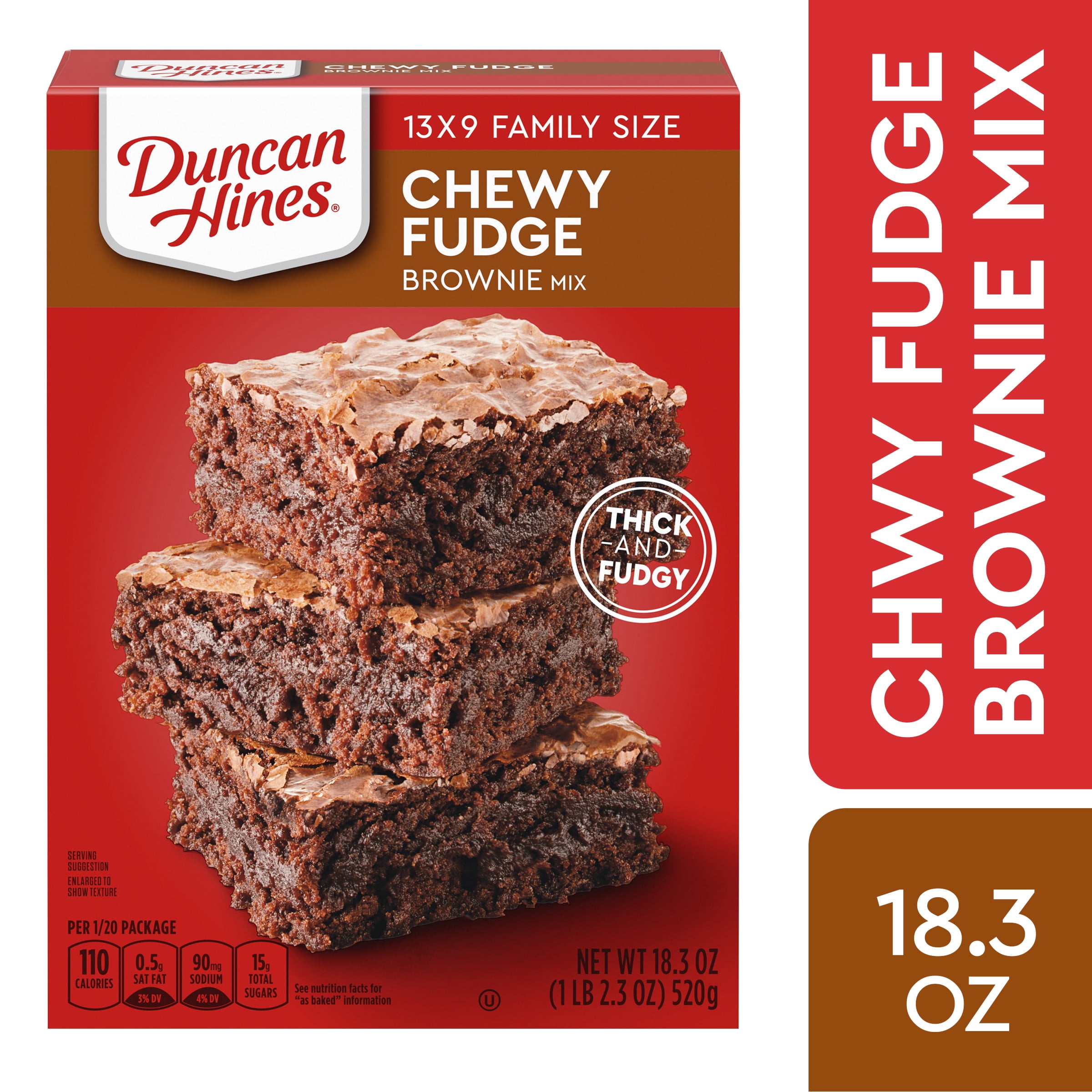 Duncan Hines Chewy Fudge Brownie Mix 18.3 oz
