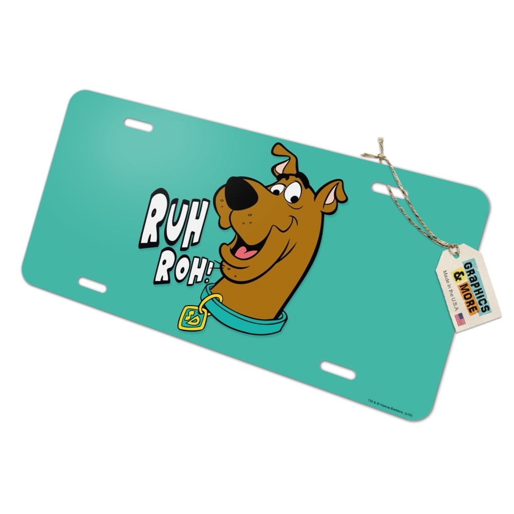 Graphics and More Scooby-Doo Character Novelty Metal Vanity Tag License Plate 