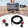 thumbnail image 3 of CSChome Régulateur de Propane avec Tuyau Régulateur de Propane 0-20 PSI Haute Pression Réglable Régulateur de Propane avec Tuyau Type QCC-1 Réservoirs de Propane U.s. Brûleur Cuiseur Régulateur de Propane Haute Pression, 3 of 5