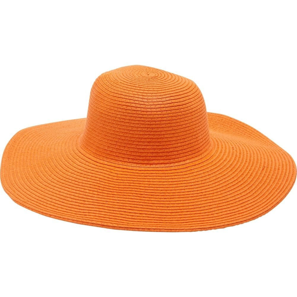 Magid Color Pop Wide Brim Floppy Sun Hat, Orange - Walmart.com