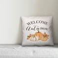 thumbnail image 3 of Creative Products Welcome Autumn Leaves 18x18 Spun Poly Pillow, 3 of 3