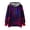 Purple Sweatshirts, variant on Htigea Women's Hoodies Trendy Flower Print Sweatshirts Fall Hooded Pullover Tops | Loose Casual, Drawstring, Pocket, Long Sleeve, Everyday Wear Pink S