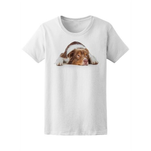 Red Merle Shepherd Dog T-Shirt Women -Image by Shutterstock, Female Large