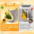 thumbnail image 2 of Nido para Pájaros MEWTOGO de Invierno, Cálido para Pájaros Medianos en Jaula, Gris, 2 of 7