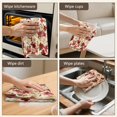 thumbnail image 5 of 6 Pcs Funny Kitchen Towels,Pioneer Flower Floral Print Pattern Microfiber Dish Towels,Kitchen Tea Towels,Kitchen Towel Set (18" X 26"), 5 of 7