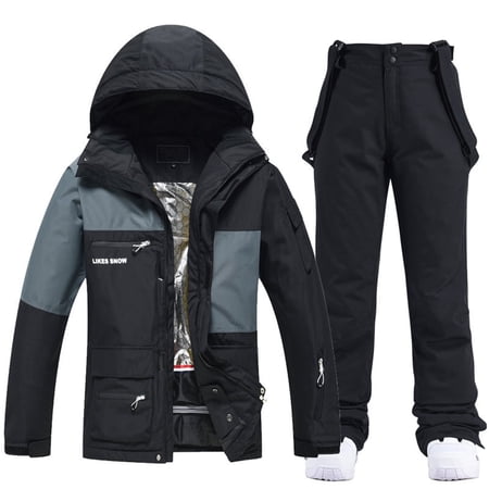 Zylarhe Men s And Women s Winter Snowboard And Snowboard Sets Warm Snowwear Sets Suit Size 16