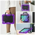 thumbnail image 6 of XYX For iPad Mini 7th/6th Generation Case 8.3 inch 2024/2021, 360 Rotating Shockproof Cover with Stand, Handle, Shoulder Strap, Purple, 6 of 7