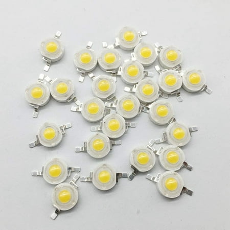 

100Pcs LED Beads Natural White LED Light 1W High Lamp Chip 4000K LED Chip