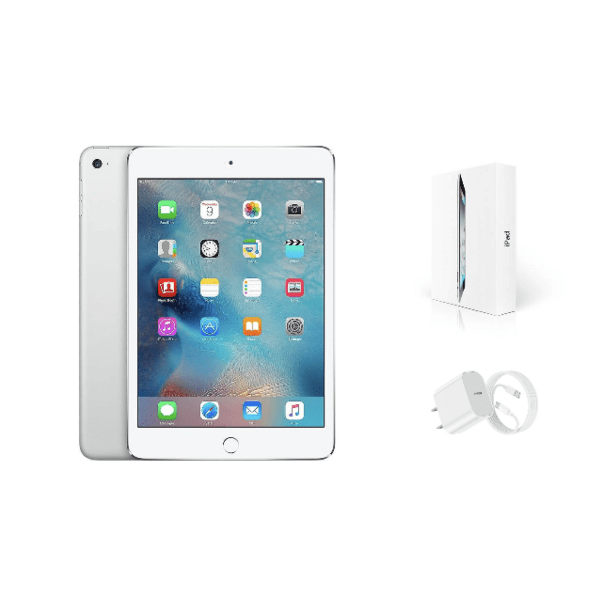 iPad mini 4 Wi-Fi + Cellular：A1550 Apple iPad Mini 4 16GB 32GB 128GB - Gray - WiFi or Cellular