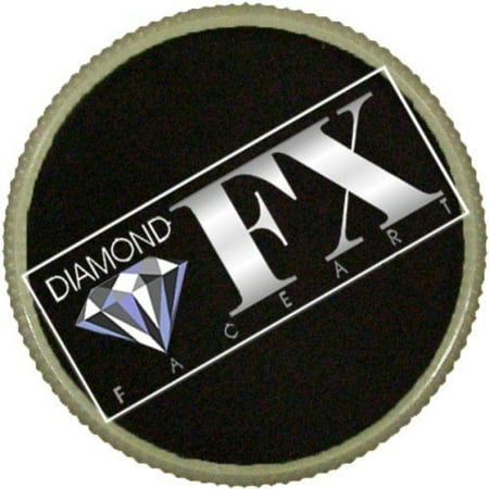 Diamond FX Essential Face Paint - Black (30 gm) (Best White Face Paint)