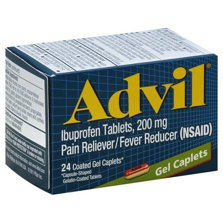 Advil Gel Caplets, 24 Ct - Walmart.com