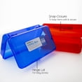 thumbnail image 6 of BAZIC Plastic Pencil Case Utility Storage Box, Bright Color, 24-Pack, 6 of 6