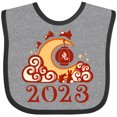 thumbnail image 3 of Inktastic 2023 Chinese New Year Rabbit Boys or Girls Baby Bib, 3 of 4