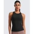 thumbnail image 2 of CRZ YOGA Butterluxe Workout Tank Tops for Women Racerback Padded Yoga Athletic Shirt with Built in Bra, 2 of 6