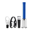 thumbnail image 1 of Juego de 4 abridores de botellas 4 en 1 con bomba de aire, abridor a presión, cortador de papel de aluminio, vertedor inflable, tapón de vacío, accesorios para vino., 1 of 8