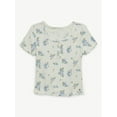 thumbnail image 4 of Justice Girls Pretty Henley Top, Sizes XS - XLP, 4 of 6