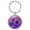 Purple, variant on Love Cycling Biking Penny Farthing Aqua 1.5" x 3.5" Domed Keychain Backpack Pull