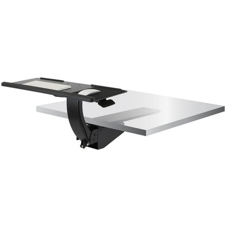 UPC: 8181030276398 | Mount-It! Sit Stand Keyboard Tray | Under Desk Keyboard and Mouse Drawer | 26.5 Inch Wide Platform