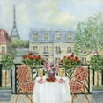 thumbnail image 2 of Swatland, Sally 26x26 White Modern Wood Framed Museum Art Print Titled - Toast to Paris, 2 of 4