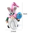 thumbnail image 2 of EIMELI Easter Bunny Table Decoration Exquisite Design Lovely Vivid Decor For Bookshelf Bedroom Decor, 2 of 2