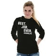thumbnail image 3 of Mom Life Best Job Ever Mothers Day Women's Long Sleeve T Shirt Brisco Brands X, 3 of 6