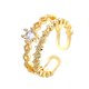 thumbnail image 1 of Plata Mujeres Tendencia de la moda completa Zircon Anillo Señoras Joyería Anillos para Mujeres Tamaño 6 10, 1 of 6