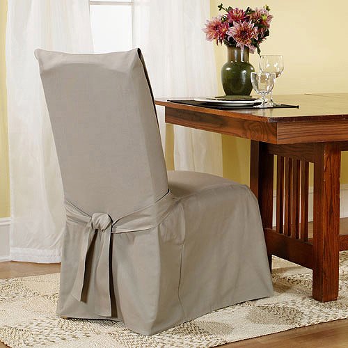 Sure Fit Cotton Duck Dining Chair Slipcover