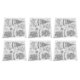 thumbnail image 4 of 10 sellos transparentes para manualidades, sellos decorativos para álbumes de recortes, diarios, álbumes de fotos y sobres., 4 of 14
