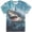 #16-Dark Blue, variant on YAYUBA Tie Dye Shirt Kids Neon Shirts for Boys Girls Crewneck Short Sleeve Tee Size 2-3 Years, Black