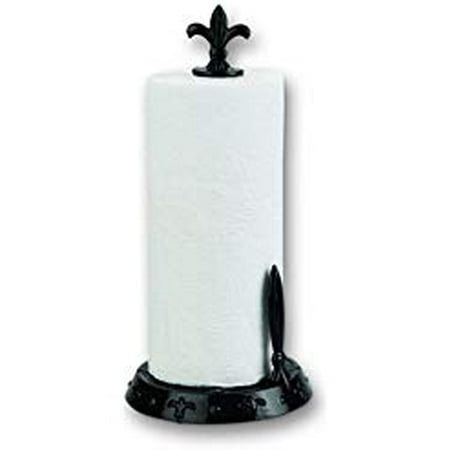 Old Dutch Jet Black Fleur De Lis Standing Towel Holder 15 Inch Height Old Dutch Jet Black Fleur De Lis Standing Towel Holder 15 Inch Height