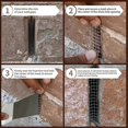 thumbnail image 5 of 100 PCS Stainless Steel Brick Weep Hole Covers,2.75INCH Covers Can Be Cut or Stacked to Fill Different Size Weep Holes, 5 of 5
