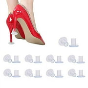 9 Pairs Clear High Heel Protectors Heel Stoppers for Wedding Mates Bridesmaid(Small/Middle/Large)