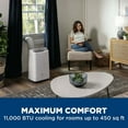 thumbnail image 5 of GE 110V 11,000 BTU Portable Air Conditioner With Built-In Dehumidifier, 5 of 7