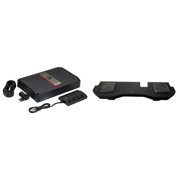 Kicker Ram Audio Upgrade, LX 7 Ch Amp & Vehicle Specific Dual 10" Solobaric Enclosure