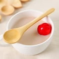 thumbnail image 6 of YWIYIUD 2PCS Small Wooden Spoons, 5inch Mini Soup Spoons Wooden Teaspoon for Coffee Tea Jars Sugar Seasoning Oil Kitchen Supplies Design Cooking Wooden Spoon, 6 of 8