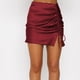 thumbnail image 2 of Vestido de color sólido a la moda para mujer, cintura alta, paquete Sexy, falda a la cadera, falda con diseño de cordón y arrugas Wmkox8yi  FGJ2180, 2 of 6