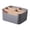 Gray, variant on Beforeyayn Desktop Storage Box Bamboo Wood Charging Station Dock for Phone Smartwatch Tablet Earbud Desk Cable Management Box