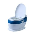 thumbnail image 4 of EHJRE s Toilet Compact for Boys Girls Comfortable Toilet Seat Blue, 4 of 9