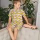 thumbnail image 4 of Fotbe Ducks And Pink Heart Pijama Estampada de 2 Piezas para Niños – Ropa de Dormir de Manga Corta Cómoda para Niños y Niñas, Camiseta y Shorts de Algodón-Small, 4 of 6