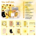 thumbnail image 2 of 10pcs Sunflower Themed Gift Set for Women Self Care Gift Basket for Her Best Friend Cheer Up Birthday Gifts Teacher Gifts for Christmas, 2 of 7