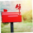thumbnail image 4 of Clearance Under $10 Mailbox Flag Mailboxes Banner Flags Mail Boxes Emblems Dragon Mailbox Ornament Decorative Metal Flag Vertical Flag for Mailbox Metal Dragon Flag Mailbox Repair Kit Red Red, 4 of 8