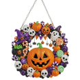 thumbnail image 3 of Ailezt Halloween Decor Halloween Pumpkin Painting For Kids DIY Arts Hanging Handmade Party Activity, 3 of 5